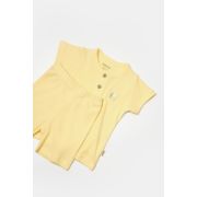 Set tricou cu pantaloni Bamboo, galben, BabyCosy, 50%bumbac+50% bambus (Marime: 3-6 Luni) JEMBC-CSYB9041-3