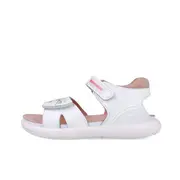 Sandale din piele pentru copii Floricele, Biomecanics, 252233, alb (Marime: 32 (20,2-20,8 cm)) JEM252233-B-32