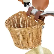 Bicicleta De Echilibru Fara Pedale Pentru Copii, Reglabila, Roti De 12  , Sonerie Si Cos, 3 Ani+, Retro Classy Cream, Kidwell Pjbrobicla01a0