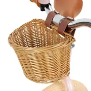 Bicicleta De Echilibru Fara Pedale Pentru Copii, Reglabila, Roti De 12  , Sonerie Si Cos, 3 Ani+, Retro Classy Pink, Kidwell Pjbrobicla02a0