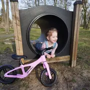 Bicicleta De Echilibru Fara Pedale Pentru Copii, Reglabila Si Roti Eva, Ultra-usoara, Jogo Pink Pjbrobijog04a0