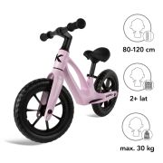 Bicicleta De Echilibru Fara Pedale Pentru Copii, Reglabila Si Roti Eva, Ultra-usoara, Vito Pink Pjbrobireb14a0-6727