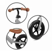 Bicicleta De Echilibru Fara Pedale Pentru Copii, Reglabila Si Roti Late Eva De 12  , Rebel Gray, Kidwell Pjbrobireb15a0