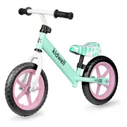 Bicicleta De Echilibru Fara Pedale Pentru Copii, Reglabila Si Roti Late Eva De 12  , Rebel Mint, Kidwell Pjbrobirel02a0