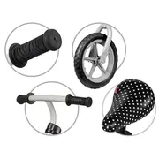 Bicicleta De Echilibru Fara Pedale Pentru Copii, Reglabila Si Roti Late Eva De 12  , Rebel Pink, Kidwell Pjbrobirel03a0