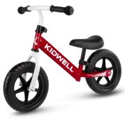 Bicicleta De Echilibru Fara Pedale Pentru Copii, Reglabila Si Roti Late Eva De 12  , Rebel Red, Kidwell Pjbrobireb17a0