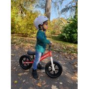 Bicicleta De Echilibru Fara Pedale Pentru Copii, Reglabila Si Roti Late Eva De 12  , Rebel Red, Kidwell Pjbrobireb17a0