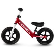Bicicleta De Echilibru Fara Pedale Pentru Copii, Reglabila Si Roti Late Eva De 12  , Rebel Red, Kidwell Pjbrobireb17a0