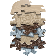 Covoras ortopedic senzorial puzzle set pentru seniori - okemfk-084