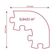 Covoras ortopedic senzorial puzzle set pentru seniori - okemfk-084