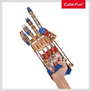 Cubic Fun - Joc Educativ STEM National Geographic puzzle 3D Mana Robotizata ARTCUDS1133h