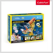 Cubic Fun - Joc Educativ STEM National Geographic puzzle 3D Microscop ARTCUDS1127h