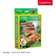 Cubic Fun - National Geographic Dinozauri Puzzle 3D Tiranozaur 47 piese ARTCUDS1169h
