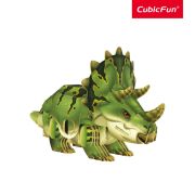 Cubic Fun - National Geographic Dinozauri Puzzle 3D Triceratops 61 piese ARTCUDS1168h