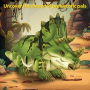 Cubic Fun - National Geographic Dinozauri Puzzle 3D Triceratops 61 piese ARTCUDS1168h