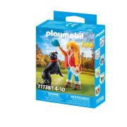 Playmobil - Figurina femeie cu animalut de colectie caine de Munte ARTPM71738