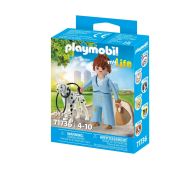 Playmobil - Figurina manager cu animalut de colectie caine Dalmatian ARTPM71736