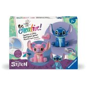 Ravensburger - Be Creative Set maxi de creatie figurine Stitch din ipsos include 8 creatii ARTRVSAC23877