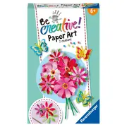Ravensburger - Be Creative Set mini de creatie flori si fluturi din hartie ARTRVSAC23678