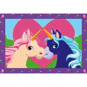 Ravensburger - CreArt pictura pe numere pentru copii 2 sabloane cu unicorni magici ARTRVSPBN23558