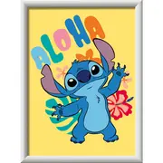Ravensburger - CreArt pictura pe numere pentru copii Aloha Disney Stitch ARTRVSPBN23769