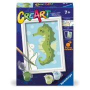 Ravensburger - CreArt pictura pe numere pentru copii calut de mare prietenos ARTRVSPBN23880
