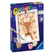 Ravensburger - CreArt pictura pe numere pentru copii cerb dragut ARTRVSPBN23606