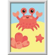 Ravensburger - CreArt pictura pe numere pentru copii crab prietenos ARTRVSPBN23881