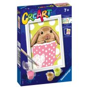 Ravensburger - CreArt pictura pe numere pentru copii iepuras in cana ARTRVSPBN20206