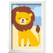 Ravensburger - CreArt pictura pe numere pentru copii leu salbatic ARTRVSPBN23965