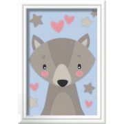 Ravensburger - CreArt pictura pe numere pentru copii lup dragut ARTRVSPBN23605