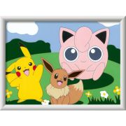 Ravensburger - CreArt pictura pe numere pentru copii personaje Pokemon ARTRVSPBN23571