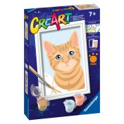 Ravensburger - CreArt pictura pe numere pentru copii pisicuta portocalie ARTRVSPBN23717