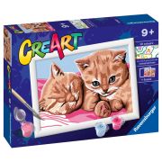 Ravensburger - CreArt pictura pe numere pentru copii pisicute prietene ARTRVSPBN23562