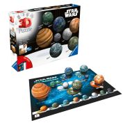 Ravensburger - Puzzle 3D planetele din galaxia Star Wars 531 piese ARTRVS3D11577