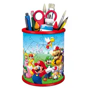 Ravensburger - Puzzle 3D suport pixuri Super Mario 54 piese ARTRVS3D11255