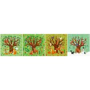 Ravensburger - Puzzle Up anotimpuri 4 puzzle contur 12 16 20 24 piese ARTRVSPC04002