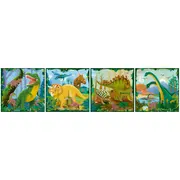 Ravensburger - Puzzle Up dinozauri 4 puzzle 25 36 42 56 piese ARTRVSPC04003