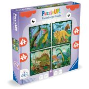 Ravensburger - Puzzle Up dinozauri 4 puzzle 25 36 42 56 piese ARTRVSPC04003