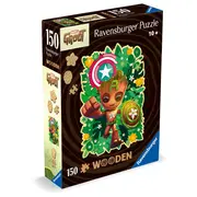 Ravensburger - Puzzle contur din lemn Marvel Groot 150 piese ARTRVSPA01459