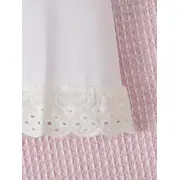 Rochita alba eleganta pentru fetite si bentita asortata mbtu127-r2