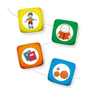 Set 15 cuburi cu povesti story cubes cu ghid pedagogic si suport audio in limba romana - okeakr20048