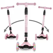 Trotineta Copii Pliabila, Reglabila, Roti Luminoase, Vento Candy, 3+ Ani, Pana La 50 Kg, Kidwell Pjbhubaven01a7