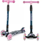 Trotineta Copii Pliabila, Reglabila, Roti Luminoase, Vento Magic, 3+ Ani, Pana La 50 Kg, Kidwell Pjbhubaven01a8