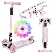 Trotineta Copii Pliabila, Reglabila, Roti Luminoase, Vento Panda, 3+ Ani, Pana La 50 Kg, Kidwell Pjbhubaven01a9