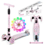 Trotineta Copii Pliabila, Reglabila, Roti Luminoase, Vento Unique, 3+ Ani, Pana La 50 Kg, Kidwell Pjbhubaven01a5