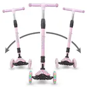 Trotineta Copii Pliabila, Reglabila, Roti Luminoase, Vento Unique, 3+ Ani, Pana La 50 Kg, Kidwell Pjbhubaven01a5