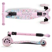 Trotineta Copii Pliabila, Reglabila, Roti Luminoase, Vento Unique, 3+ Ani, Pana La 50 Kg, Kidwell Pjbhubaven01a5