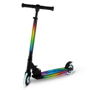 Trotineta Cu 2 Roti Pentru Copii, 3in1, Pliabila, Reglabila, Cu Iluminare Led Incorporata, Mido Black, 5 Ani+, Pana La 100 Kg, Kidwell Pjbhuskmid01a0