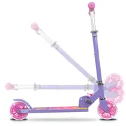 Trotineta Pliabila, Wxm, Skipo Butterfly, Aluminiu, Roti Led 120mm, Pana La 50 Kg, Multicolor Pjbhsskig01